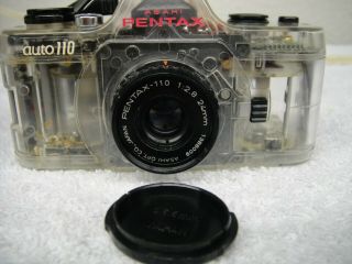 RARE Pentax Auto 110 24mm 1:2.  8 (Transparent) SLR Camera 3