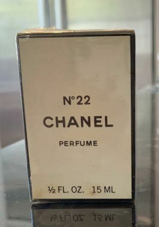 Vintage Chanel No.  22 Perfume 1/2 Oz (15ml)