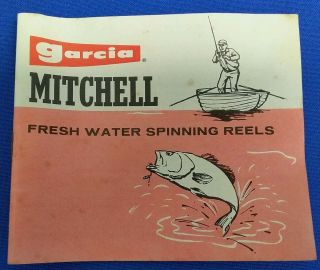 Vintage Garcia Mitchell 440 Otomatic Reel w Box Extra Spool & Paperwork 8