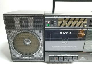 SONY CFS - 3300 AM/FM Radio Cassette Player Vintage Japan 2