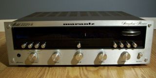 VINTAGE MARANTZ 2220B STEREO RECEIVER NEEDS SOME TWEEKING PARTS 2