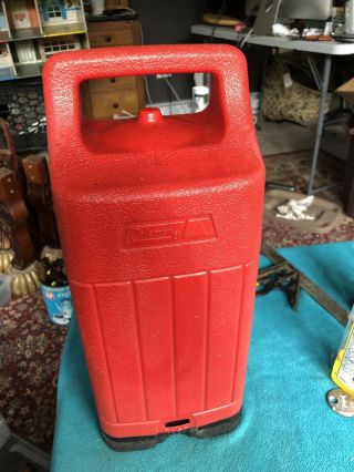 Vintage Coleman Red Lantern 200A 1974 Date With Hard Case 8