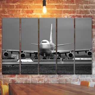 Airplane Boeing - 747 Wall Canvas Art Decor Picture Print Aviation Aircraft Art 3