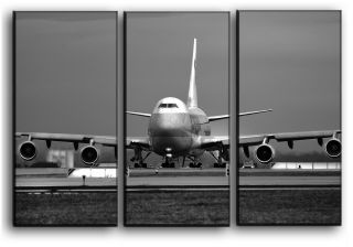Airplane Boeing - 747 Wall Canvas Art Decor Picture Print Aviation Aircraft Art 4