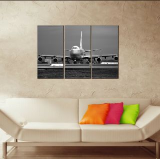 Airplane Boeing - 747 Wall Canvas Art Decor Picture Print Aviation Aircraft Art 7