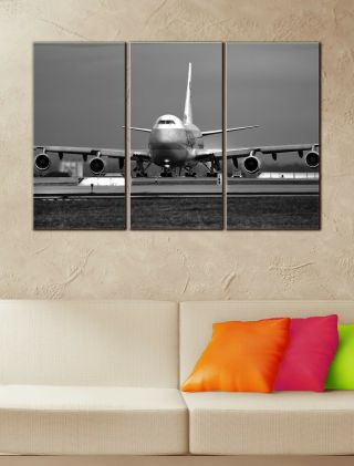 Airplane Boeing - 747 Wall Canvas Art Decor Picture Print Aviation Aircraft Art 8