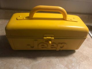 Jeep Yellow Radio Vintage Boombox Fm Radio - Cassette - Cd Player Telemania