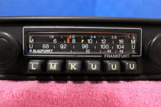 Classic Vintage 70 ' s - 80 ' s Blaupunkt Frankfurt Radio Porsche Mercedes BMW VW 7