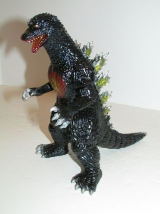 2004 Marmit Godzilla 9 " Final Wars Figure Black W/blue Glitter Rare