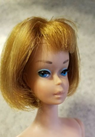 Stunning Vintage American Girl Long Hair Light Titia Bend Leg Barbie Doll