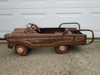 Vintage Dude Wagon Pedal Car Restoration Project Murray Local