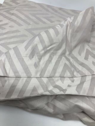 Ralph Lauren Clayton Penthouse Gray Duvet Cover Full/Queen Vintage Silver Shams 5