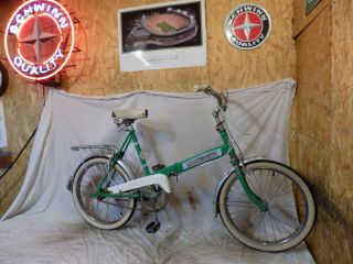 Vintage Auto - Mini Folding Bike Camping/compact Commuter Bicycle Raleigh Twenty