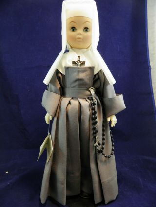 Vintage Nun Doll Daughter Of Wisdom 1985 16 - 279 W/ Tag - Catholic