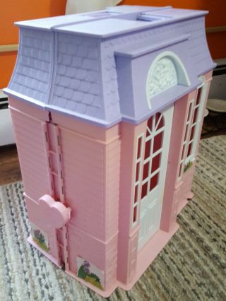 Vintage Barbie Clone Pink Folding House plus 2