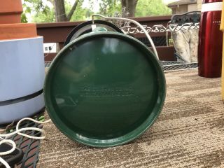 VINTAGE COLEMAN 220J DOUBLE MANTLE LANTERN DATED 8/75 With Case Dated 1/77 5