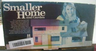 Tomy Smaller Home and Garden Dollhouse 2421 Never Assembled Vintage 3