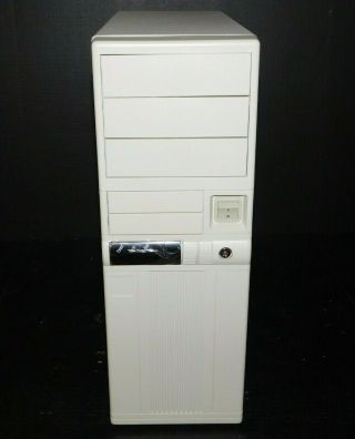 NOS Vtg 1980 ' s Personal Desktop Computer Tower PC Empty Case DIY Enclosure 4