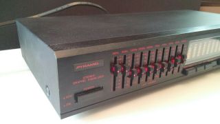 Vtg PYRAMID Stereo 10 band Graphic EQ Equalizer model 9700G w Led Light Spectrum 2