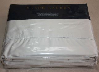 Ralph Lauren Langdon Solid 624TC Full/Queen Duvet Cover Vintage Silver $430 3