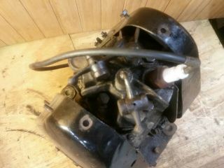 Vintage Briggs and Stratton Model FI Engine rare Double shroud over head valve 9
