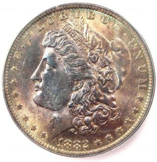 1882 - O/s Morgan Silver Dollar $1 Vam - 3 - Icg Ms63 - Rare Variety - $920 Value