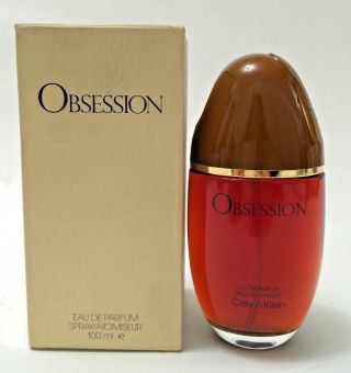 Vintage Obsession Calvin Klein Perfume Women 3.  4oz Eau De Parfum Spray Classic