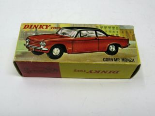 Dinky,  57/002 Corvair Monza,  Vintage Box Only,  Rare Hong Kong 60 