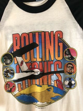 Rare Vintage 1981 Tattoo You Rolling Stones Never Washed World Tour Shirt M