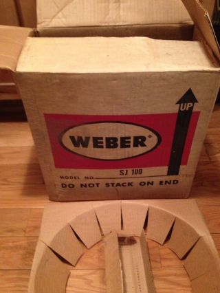 Vintage 1960s Weber Smokey Joe Sj - 100 