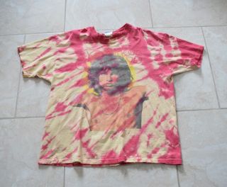 Vintage 1990 The Doors Jim Morrison Tie Dye Shirt Hanes Size Xl
