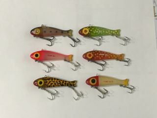 Vintage Group Of Hump El Campo Fishing Lures