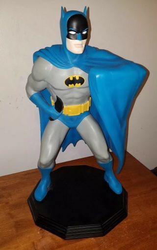 Ultra Rare 2001 Warner Bros Studio Store Exclusive Batman 25 " Maquette Statue