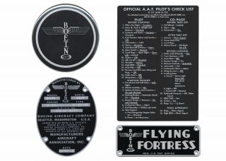 Boeing Grouping For B - 17 Flying Fortress,  Wwii Vintage Aviation Grp - 0103