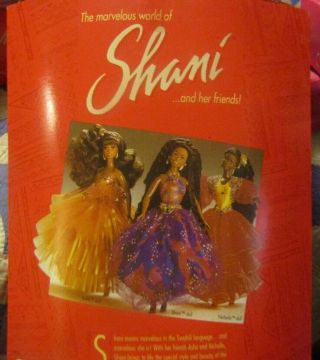 The Marvelous World Of Shani Asha & Nichelle Mattel Barbie All Box