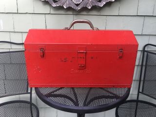 Vintage Snap - On Toolbox.  2 Drawer With Tray