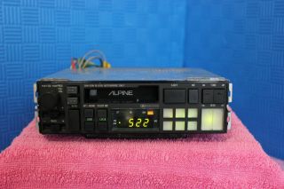 Alpine 7245T Old School Audiophile 80 ' s Radio/Cassette Player Extra Rare 3