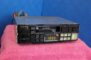 Alpine 7245T Old School Audiophile 80 ' s Radio/Cassette Player Extra Rare 6