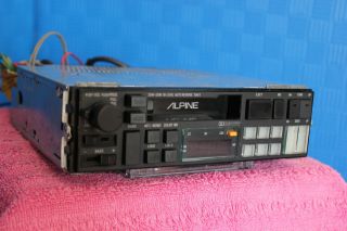 Alpine 7245T Old School Audiophile 80 ' s Radio/Cassette Player Extra Rare 7