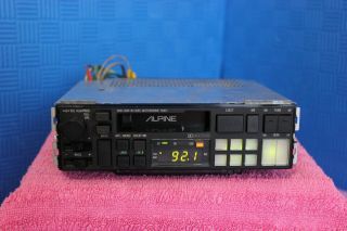 Alpine 7245T Old School Audiophile 80 ' s Radio/Cassette Player Extra Rare 8