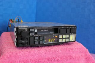 Alpine 7245T Old School Audiophile 80 ' s Radio/Cassette Player Extra Rare 9