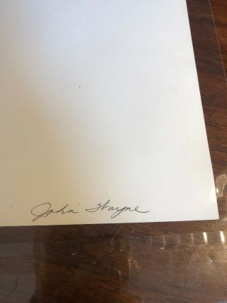 Rare VINTAGE Autograph Signed Photo John Wayne Actor 3