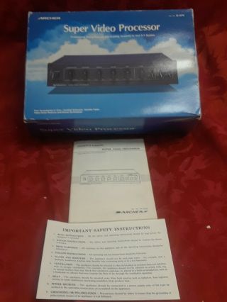 Nib Vtg Archer Video Processor Av Synthesizer Pro Taping 15 - 1276 Rare Gift