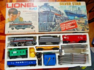 Vintage Lionel O - 27g Train Set Silver Star 6 - 8311 Mighty Sound Of Steam