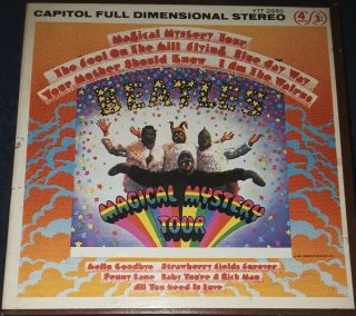 The Beatles " Magical Mystery Tour " Vintage 7 " Reel To Reel Factory Tape