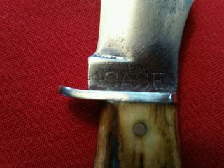 VINTAGE CASE XX STAG FIXED BLADE KNIFE & SHEATH & BOX 5