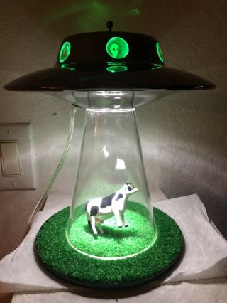 Alien Abduction Lamp By Lasse Klein Rare & Discontinued 2