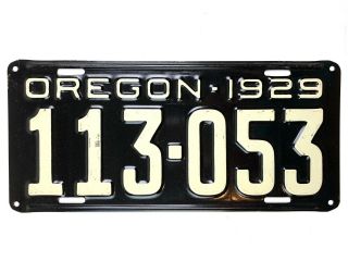 Oregon 1929 Old License Plate Garage Restored Vtg Car Tag Antique Auto Video
