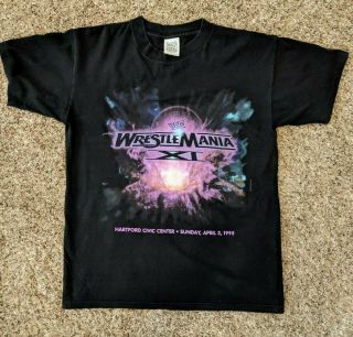 Vintage Wwf Wrestlemania Xi Shirt 1995 Wwe T - Shirt Ppv Large