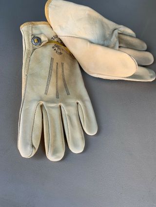Vintage Trucker ' s Special Leather Gloves Freddie Krueger Prop Large.  Brand NWOT 5